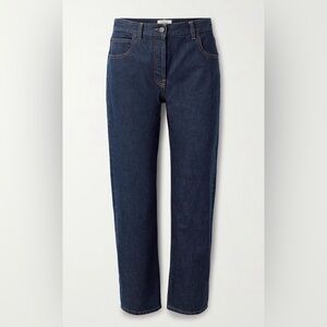 The Row Dark Blue Straight Leg Jeans